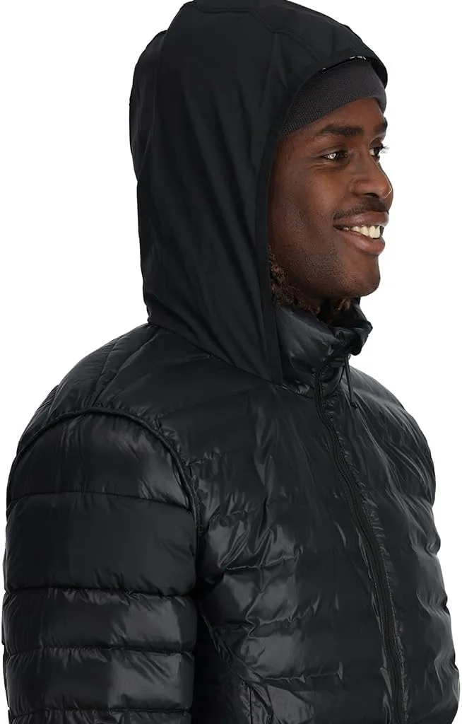 Spyder Men's Sanction Hooded Down Packable Jacket