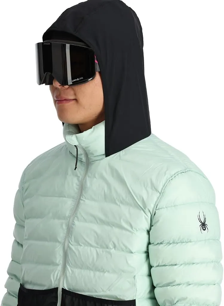 Spyder Men's Sanction Hooded Down Packable Jacket
