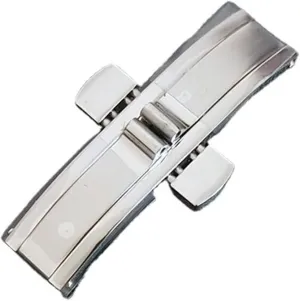 Stainless Steel Strap Buckle Butterfly Double Snap Clasp Bracelet Steel Clasp Stainless Steel Accessories Table buckle