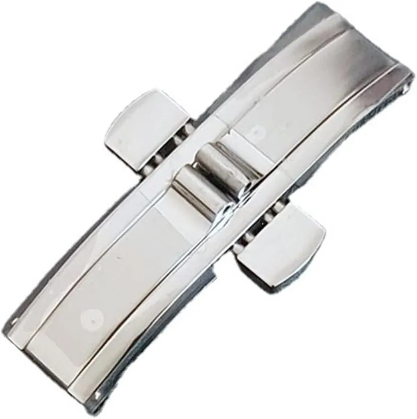 Stainless Steel Strap Buckle Butterfly Double Snap Clasp Bracelet Steel Clasp Stainless Steel Accessories Table buckle