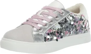 Steve Madden Girls Shoes Girls Emily Sneaker, Sequin, 3 Little Kid
