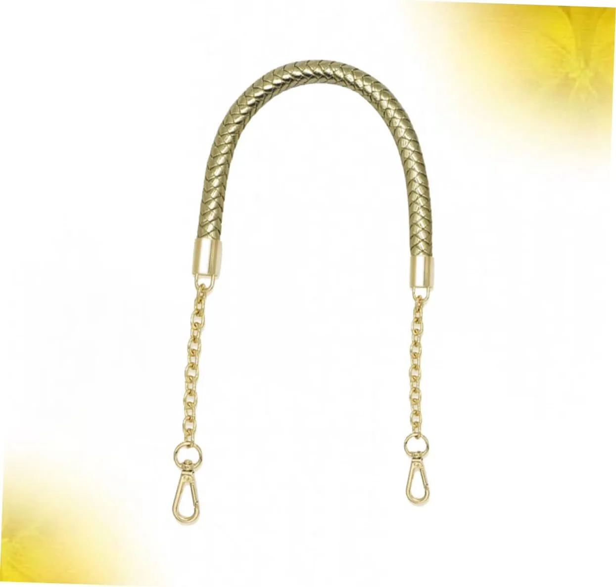 STOBOK Leather Chain Handle Replacement Straps for Women Tote Bags Warm Handbag Accessory Straps for DIY