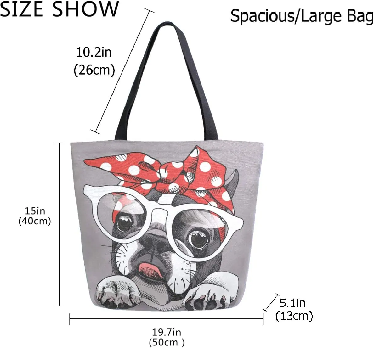Stylish Print Extra Large Shoulder Tote Bag for Beach Travel Weekender Gym Grocery Shopping…