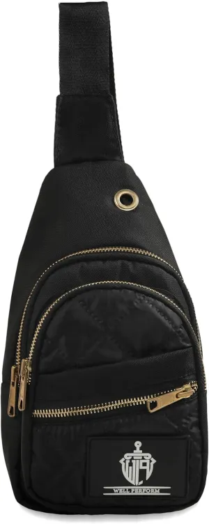 Stylish Sling Bag for Women, PU Leather Crossbody Bags for women with Adjustable Strap, Fanny Packs for women