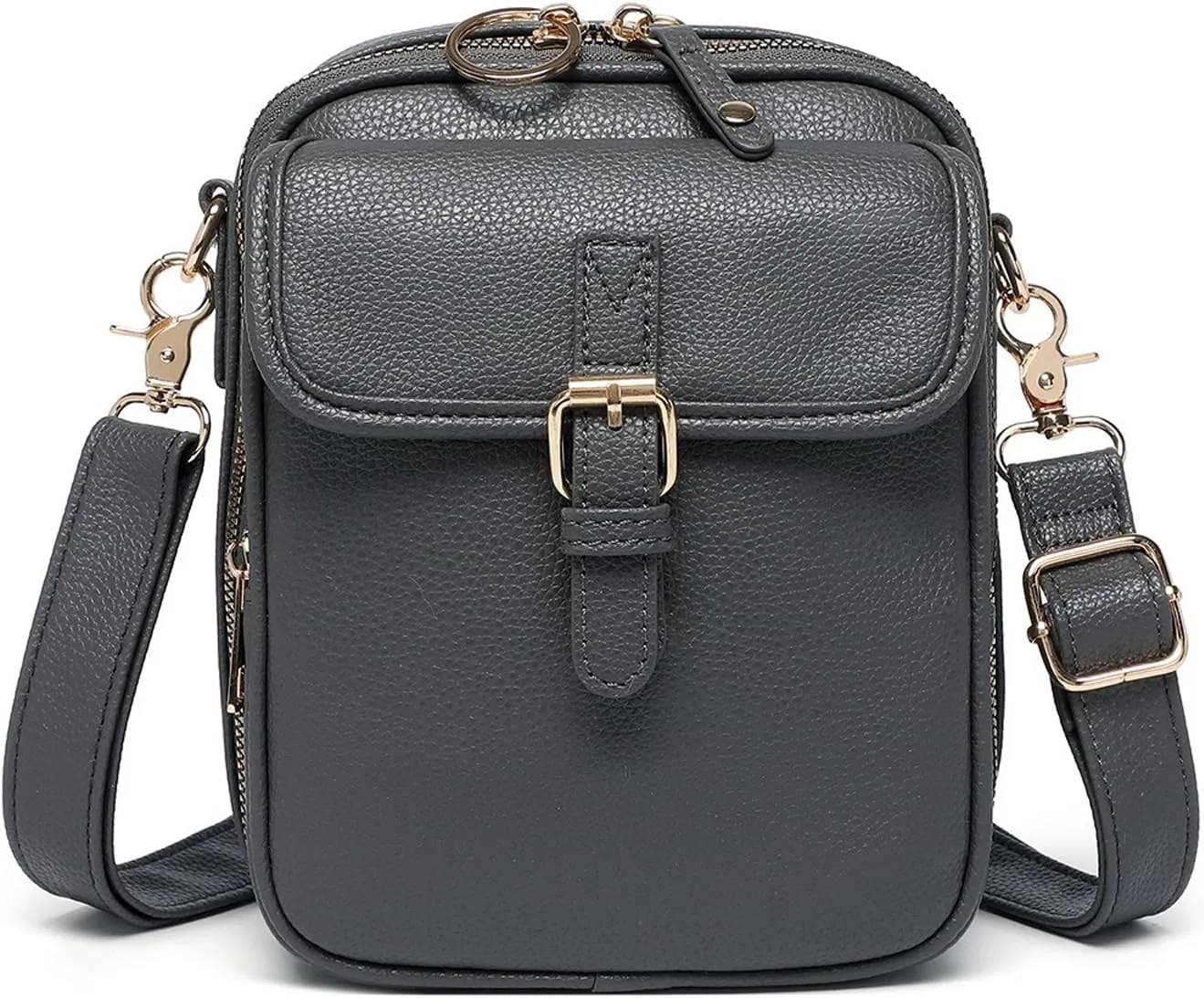 Successivei Crossbody Leather Bag,Urvashi Crossbody Bag Zealburst Vintage Double Layer Large Capacity Mini Cross Bags