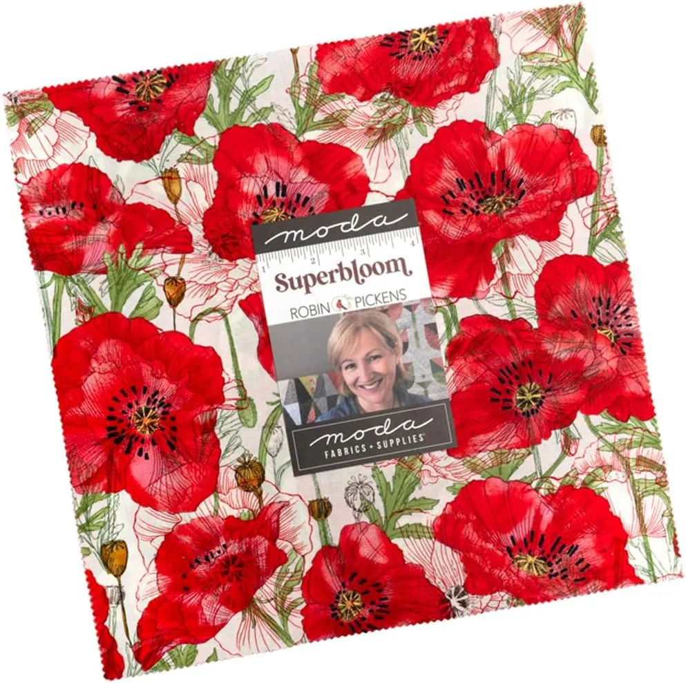 Superbloom Layer Cake®, 42 10-inch Precut Fabric Quilt Squares by Robin Pickens