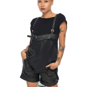 SUSPENDER BELT| KACY | BLACK