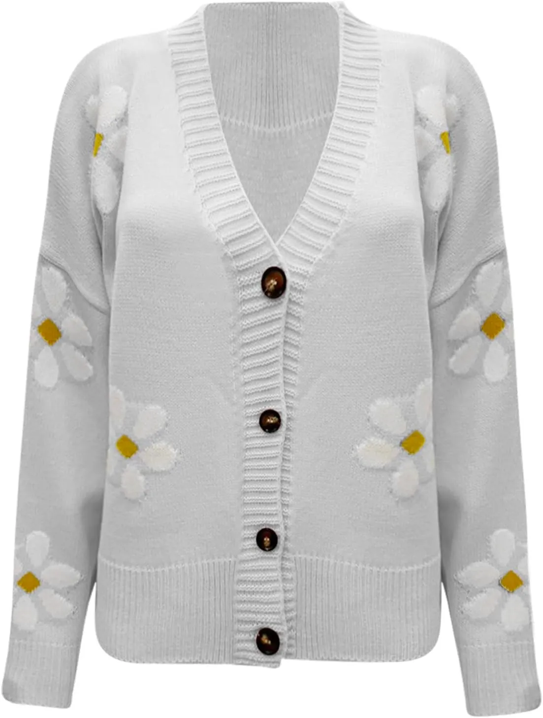 Sweatshirt for Women Long Sleeve V Neck Straight Tube Sweater Cardigan Quarter Zip Pullover Women Womens Sweaters
