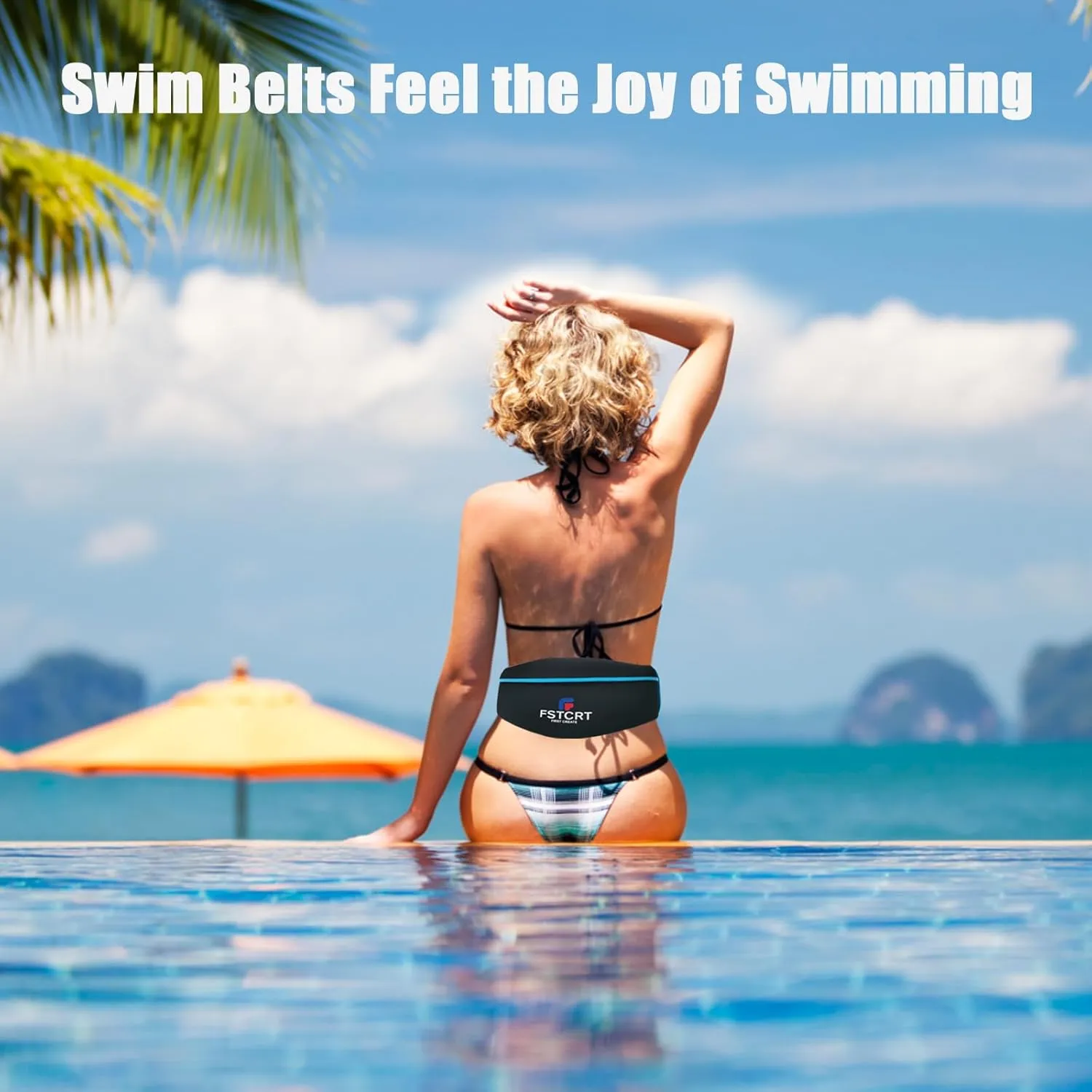 Swim Belt, Flotation Belt, Water Aerobics Belt, Swimming Belts for Adults, Pool Exercise Equipment for Adults and Children, Water Aerobic Equipment, Aqua Jogging