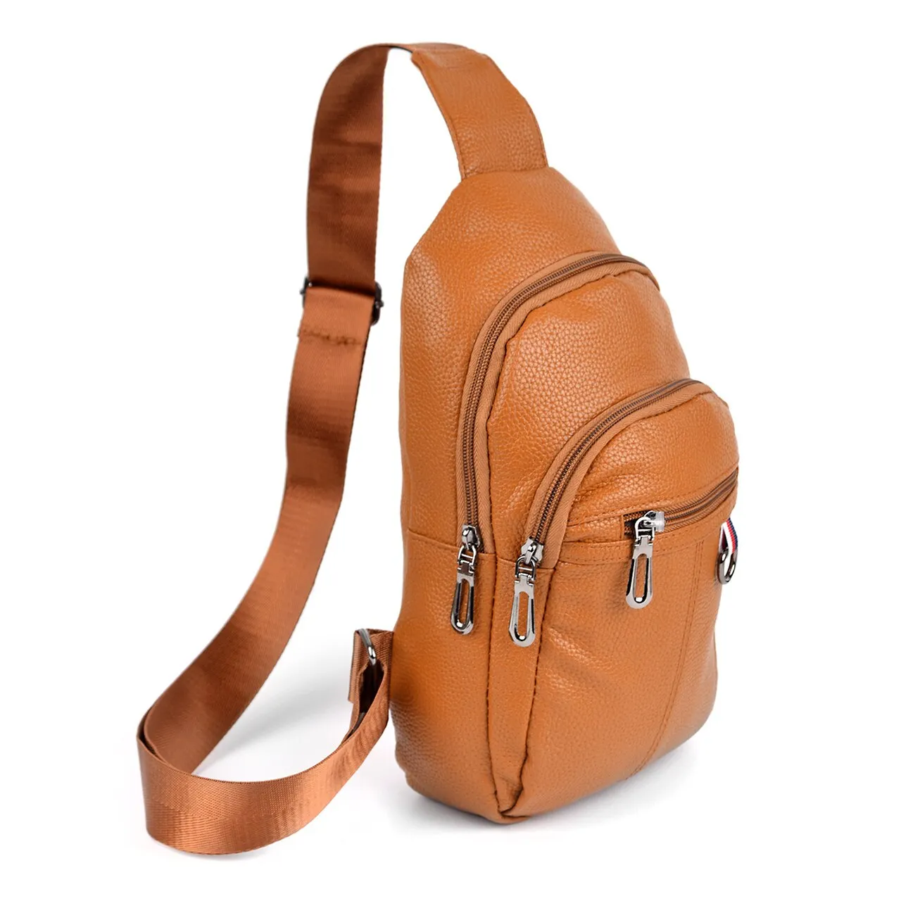Synthetic Leather Crossbody Sling Shoulder Bag