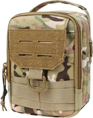 Tactical Emergency Kit Outdoor EDC Waist Pack Multifunctional Shoulder Crossbody Bag Practical Gadget Organizer for Outdoor Sports Hiking Camping Hunting Traveling Fishing Kit