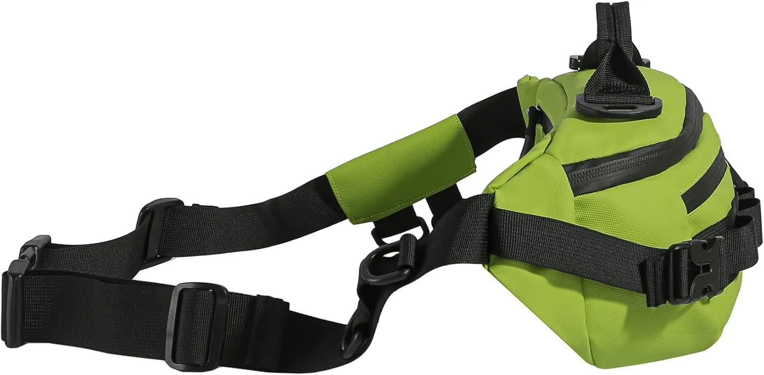 Tactical Fanny Pack for Men Women Military Waist Bag Molle Utility Hip Belt Pouch Crossbody Bags Bumbag for Cycling Hiking Walking Fishing Green