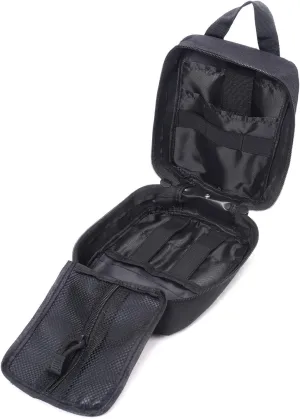 Tactical Pet First Aid Pouch, Nylon Construction, Multiple Pockets, 5.9x8.3x4.3 inches