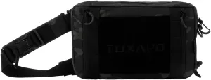 Tactical Shoulder Bag - Small Military Tactical Sling Backpack, Nylon EDC Bag for Hiking, Travel, & Everyday Use (Black camouflage