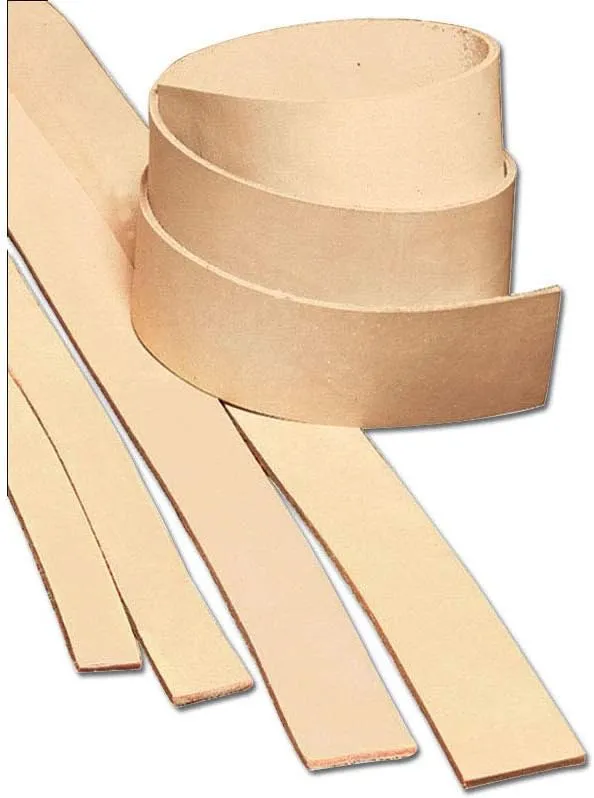 Tandy Leather Heavyweight Natural Cowhide Leather Strip 1-3/4" (44 mm) x 50" (1.3 m) 4566-00