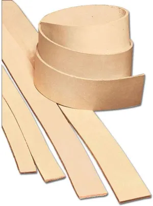 Tandy Leather Heavyweight Natural Cowhide Leather Strip 1-3/4" (44 mm) x 50" (1.3 m) 4566-00