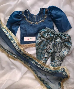 Teal Tulip -3pc