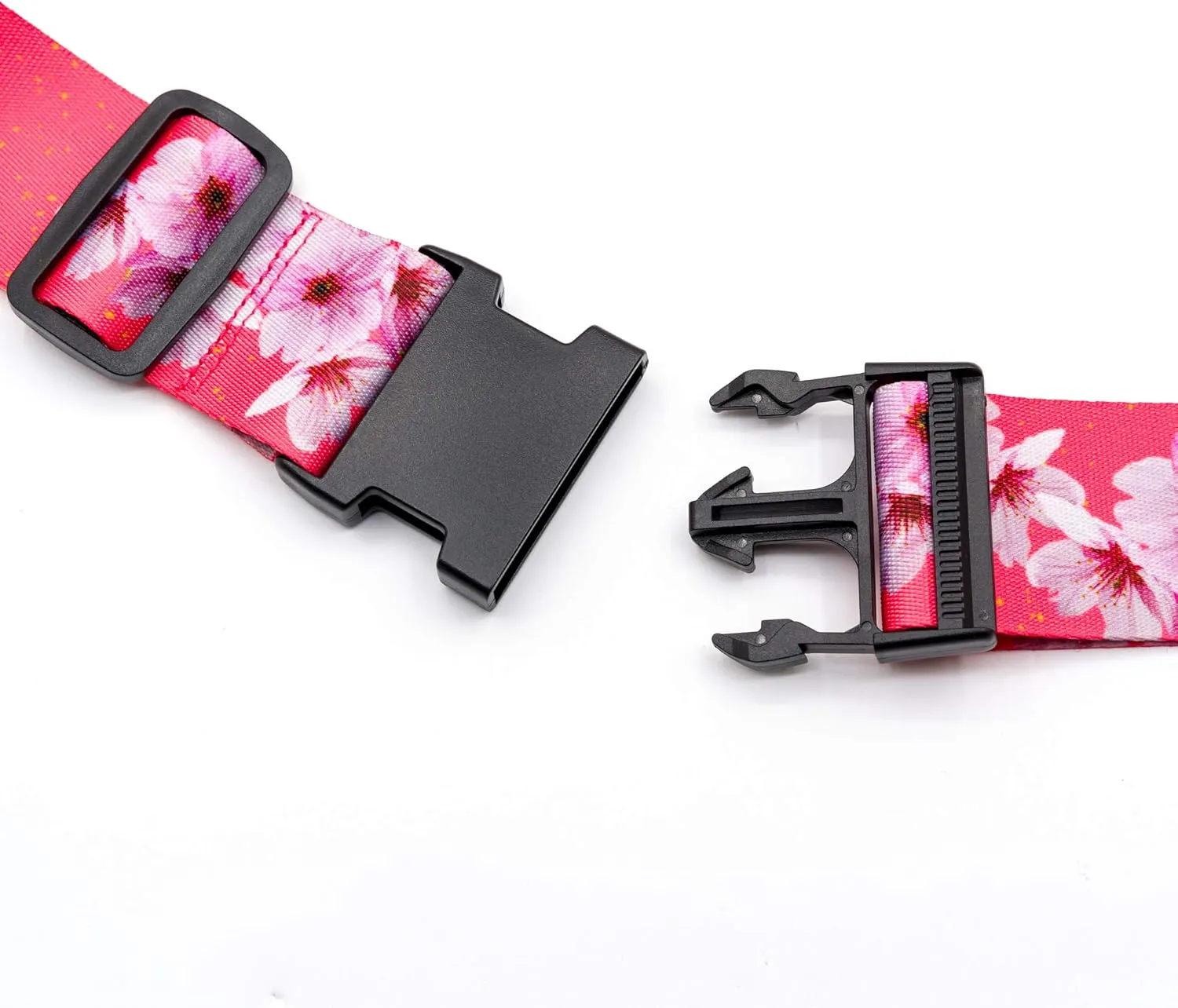 Teeoff Luggage Straps Suitcase Belts Travel Bag Accessories Adjustable 220CM (Sakura - 2 Pack)