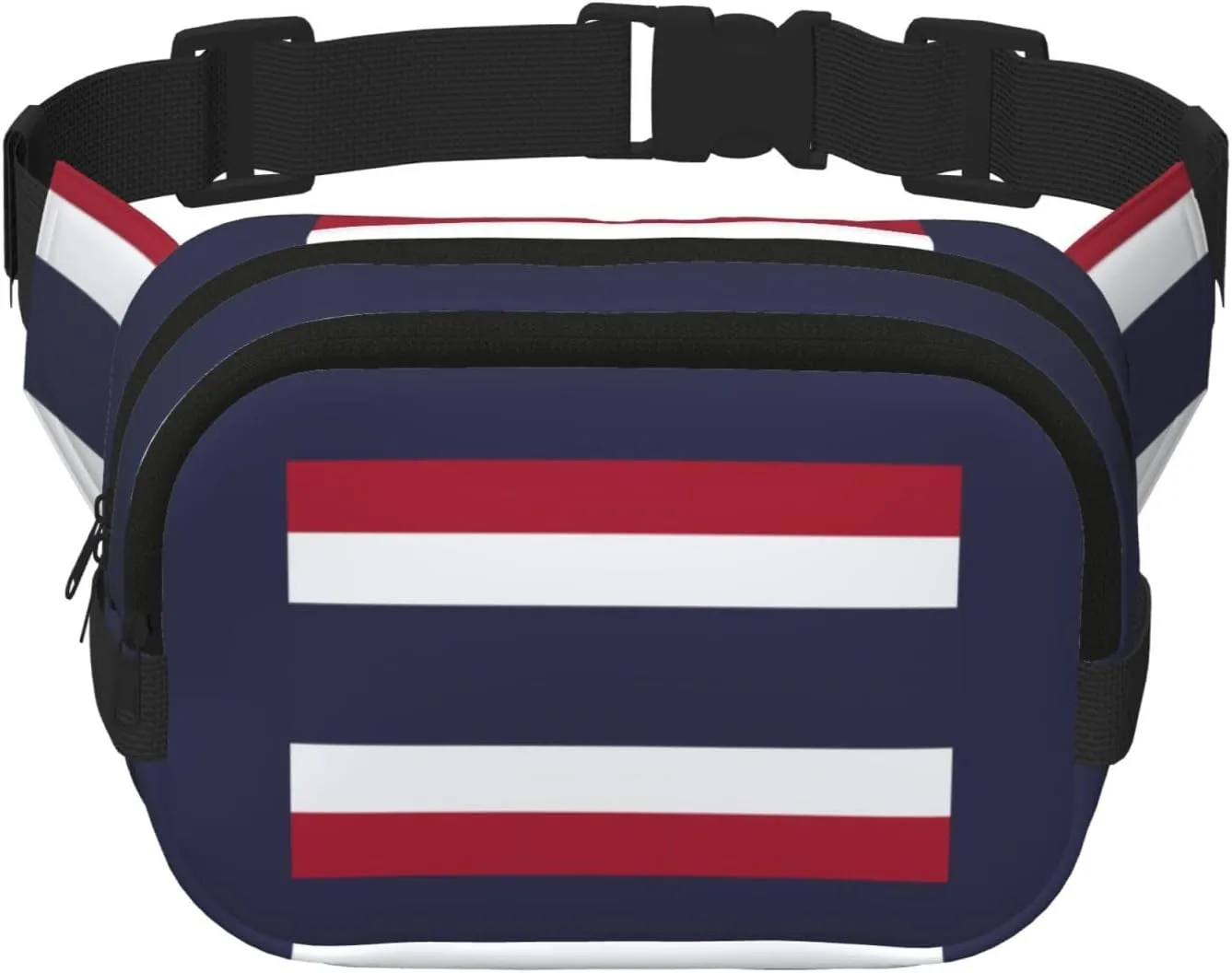 Thailand Flag print Large Fanny Packs for Women Cute Cross Body Waist Bag Fashionable Fanny Pack