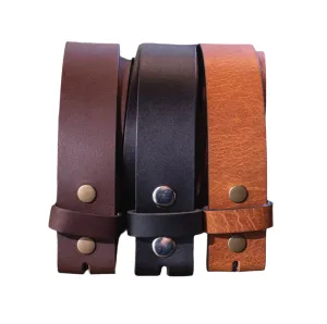 The 14'er: Oil Tanned Buffalo Leather Belt Strap - 1.5"