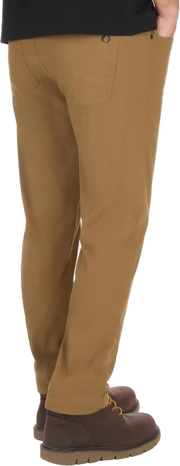 The American Outdoorsman Men's 5-Pocket Stretch Nylon Pants - Multiple Pockets for Storage - Travel Pants