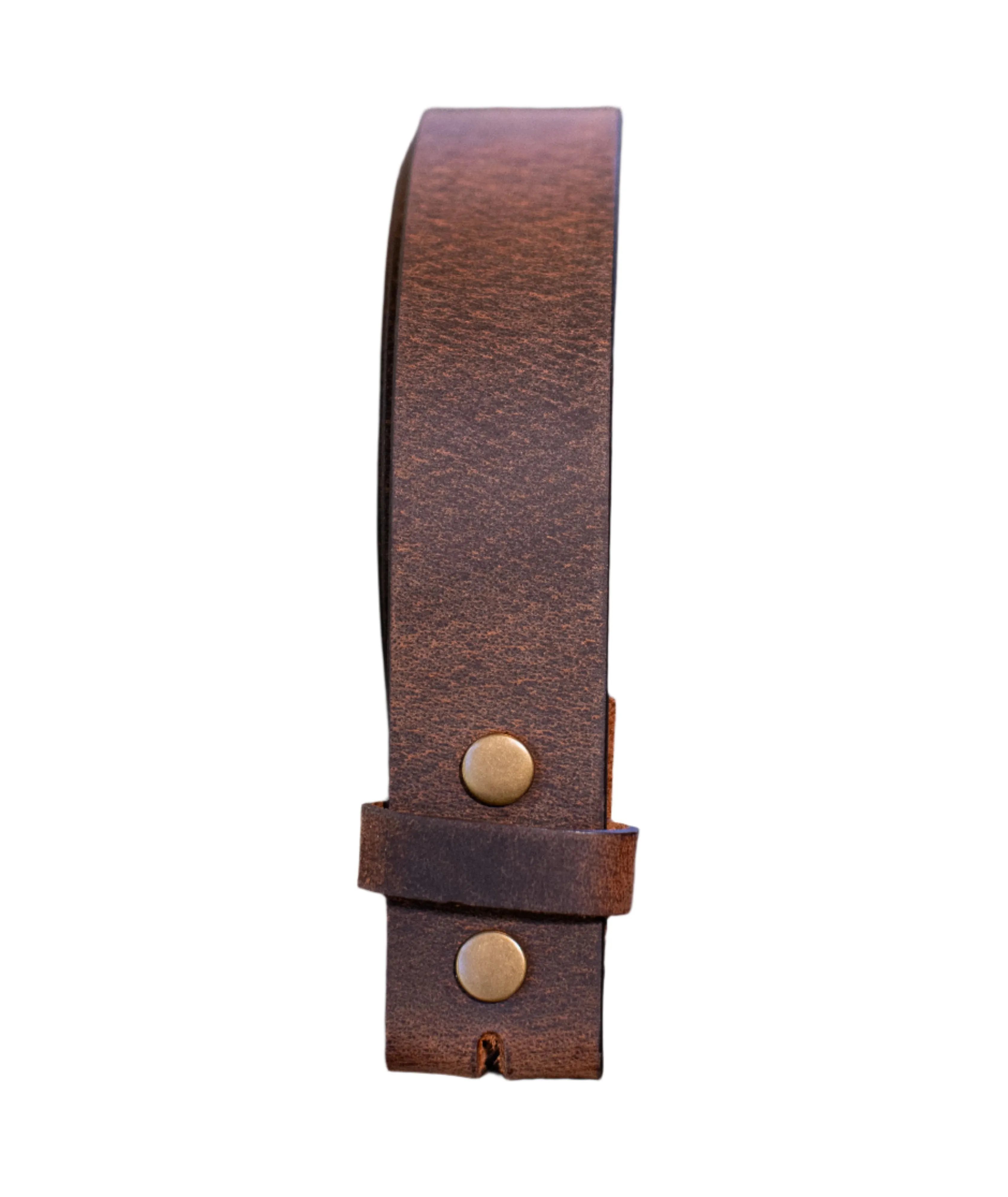 The Buffalo: Crazy Horse Leather Belt Strap - 1.5"