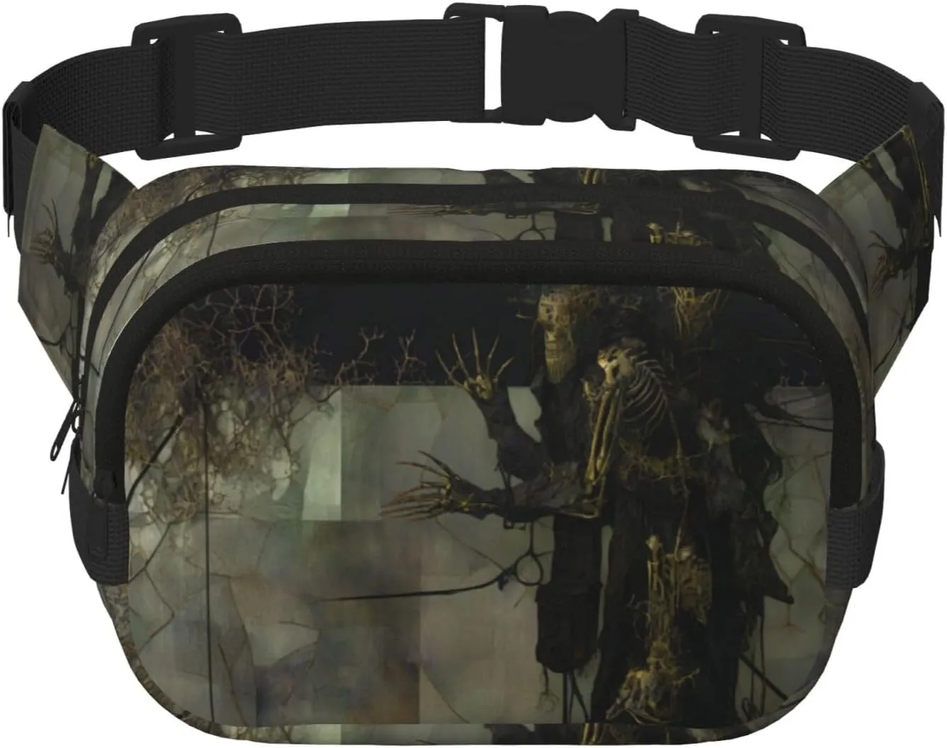 the father of sorrow and revenge Square double - layer fanny pack with adjustable shoulder strap - travelling fanny pack - perfect for outdoor sports