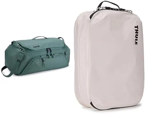 Thule RoundTrip Bike Duffel 55L with Clean/Dirty Packing Cube Travel Set