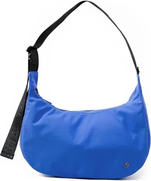Titosha Medium Nylon Crescent Crossbody Bag for Women with Extended Adjustable Shoulder strap