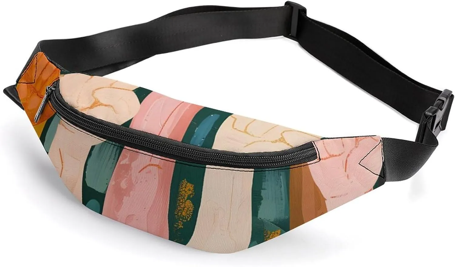 Together Crossbody Fanny Pack Waist Packs Adjustable Shoulder Bags Sling Bag for Hiking Running Cycling