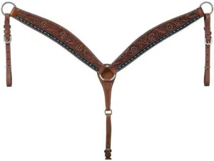Tough 1 Turquoise Buckstitch Breastcollar Horse Me