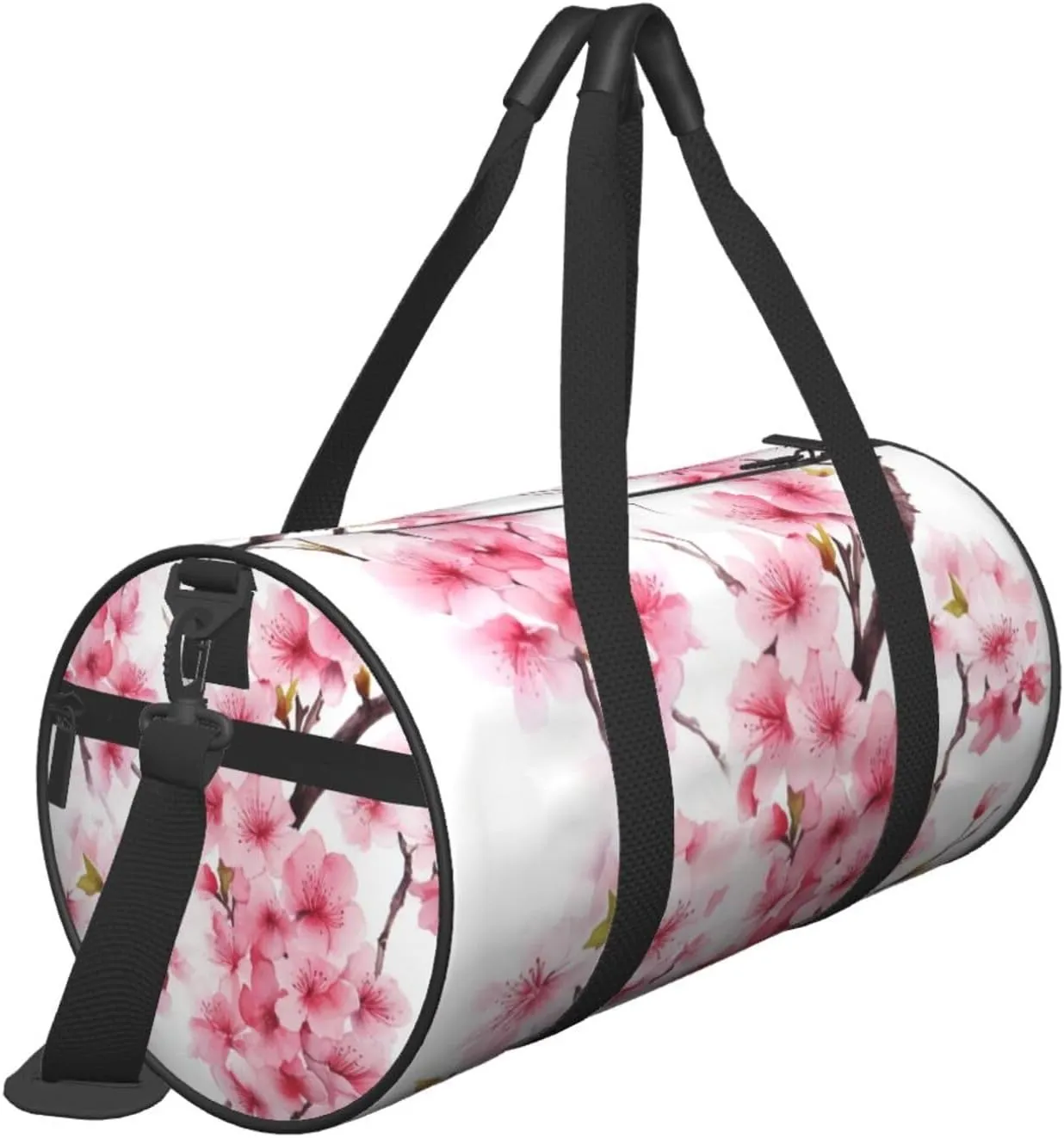 Travel Bag For Women,Cherry Blossom Print Personal Item Duffle Bags,Weekend Travel Duffel Tote Bag,Travel Sport Gym Bag For Men,Airplane Travel Essentials For Flying