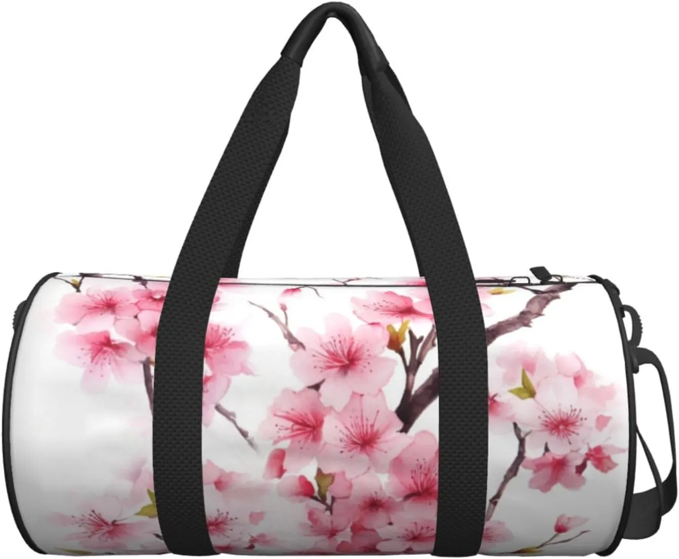 Travel Bag For Women,Cherry Blossom Print Personal Item Duffle Bags,Weekend Travel Duffel Tote Bag,Travel Sport Gym Bag For Men,Airplane Travel Essentials For Flying