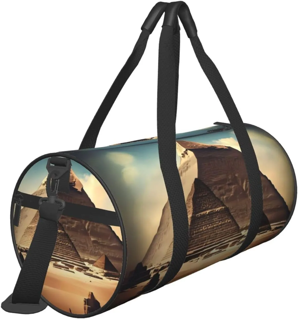 Travel Bag For Women,Dreaming Of The Pyramids Of Khufu Print Personal Item Duffle Bags,Weekend Travel Duffel Tote Bag,Travel Sport Gym Bag For Men,Airplane Travel Essentials For Flying