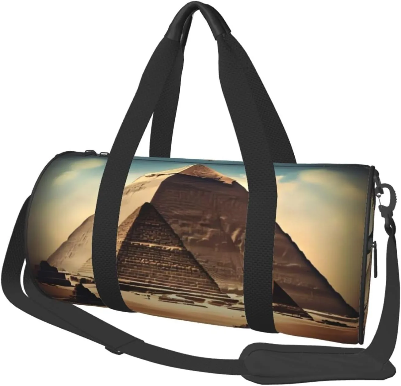 Travel Bag For Women,Dreaming Of The Pyramids Of Khufu Print Personal Item Duffle Bags,Weekend Travel Duffel Tote Bag,Travel Sport Gym Bag For Men,Airplane Travel Essentials For Flying