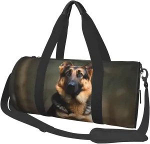Travel Bag For Women,German Shepherd Print Personal Item Duffle Bags,Weekend Travel Duffel Tote Bag,Travel Sport Gym Bag For Men,Airplane Travel Essentials For Flying