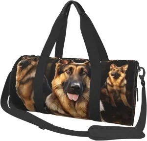 Travel Bag For Women,German Shepherd Print Personal Item Duffle Bags,Weekend Travel Duffel Tote Bag,Travel Sport Gym Bag For Men,Airplane Travel Essentials For Flying