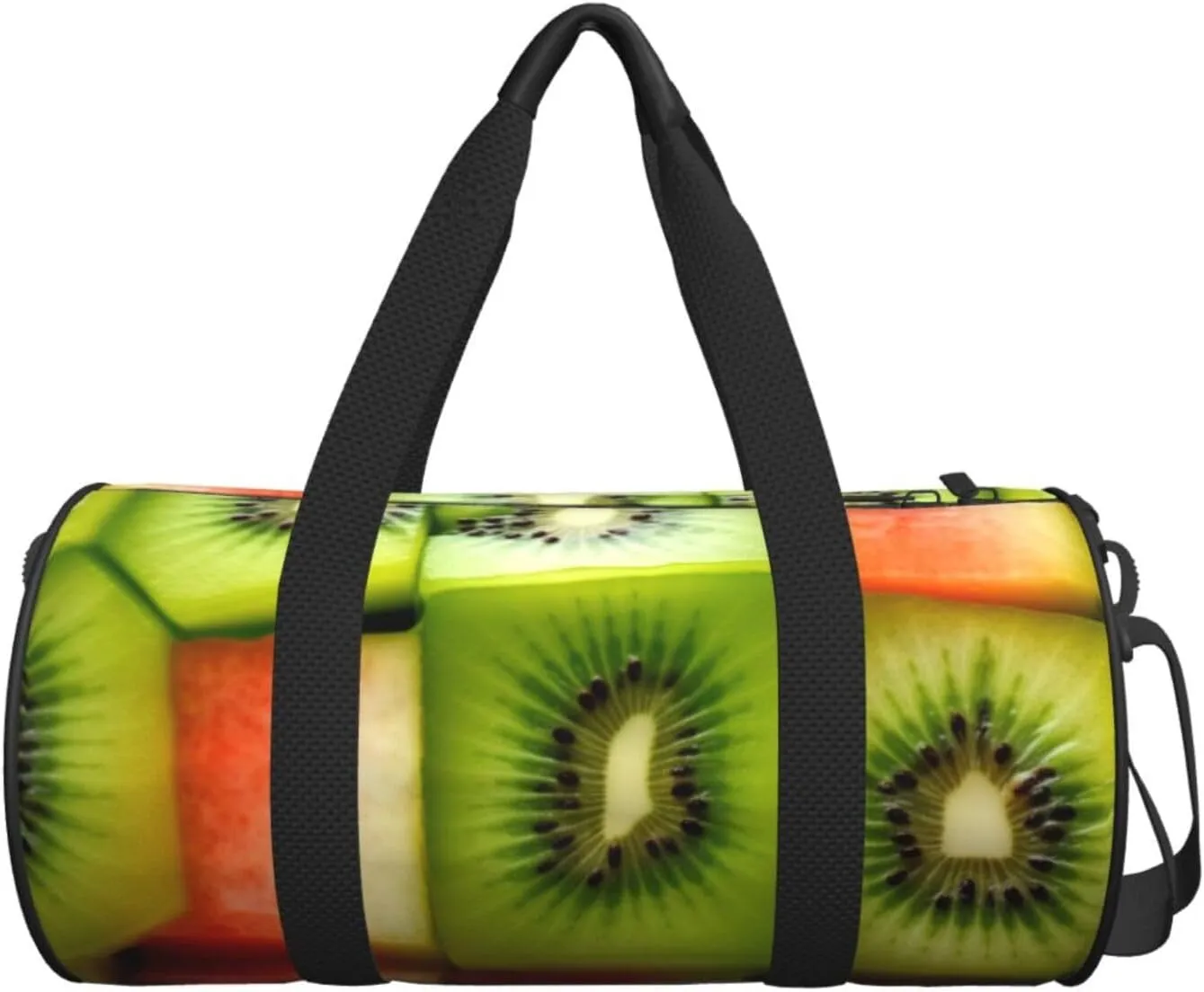 Travel Bag For Women,Kiwi Watermelon Print Personal Item Duffle Bags,Weekend Travel Duffel Tote Bag,Travel Sport Gym Bag For Men,Airplane Travel Essentials For Flying