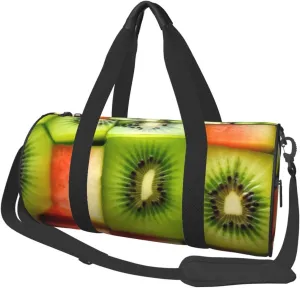 Travel Bag For Women,Kiwi Watermelon Print Personal Item Duffle Bags,Weekend Travel Duffel Tote Bag,Travel Sport Gym Bag For Men,Airplane Travel Essentials For Flying