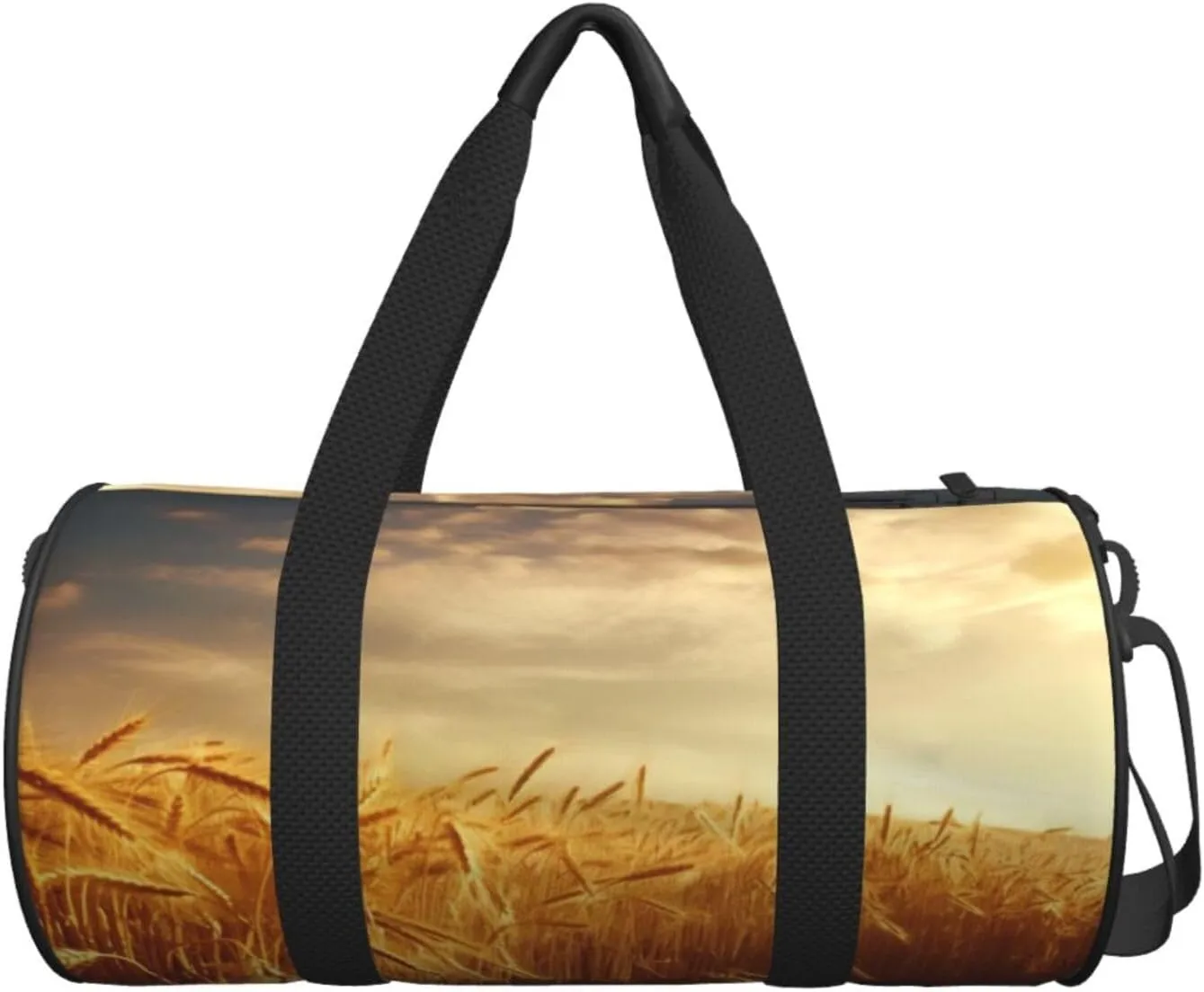 Travel Bag For Women,Wheat Field Print Personal Item Duffle Bags,Weekend Travel Duffel Tote Bag,Travel Sport Gym Bag For Men,Airplane Travel Essentials For Flying