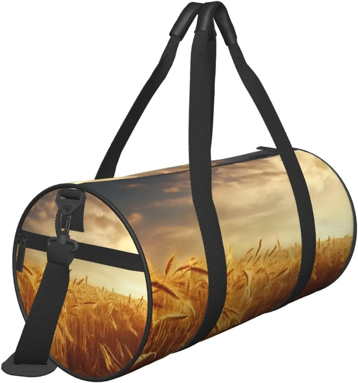 Travel Bag For Women,Wheat Field Print Personal Item Duffle Bags,Weekend Travel Duffel Tote Bag,Travel Sport Gym Bag For Men,Airplane Travel Essentials For Flying