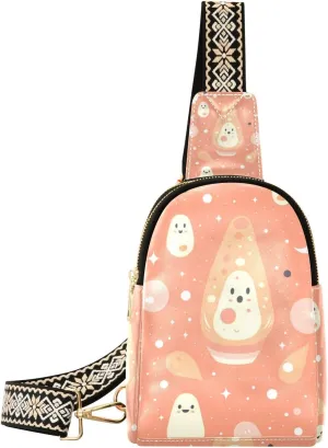 trendy Orange Cute Lava Lamp crossbody sling bags waterproof bags for women crossbody for travel