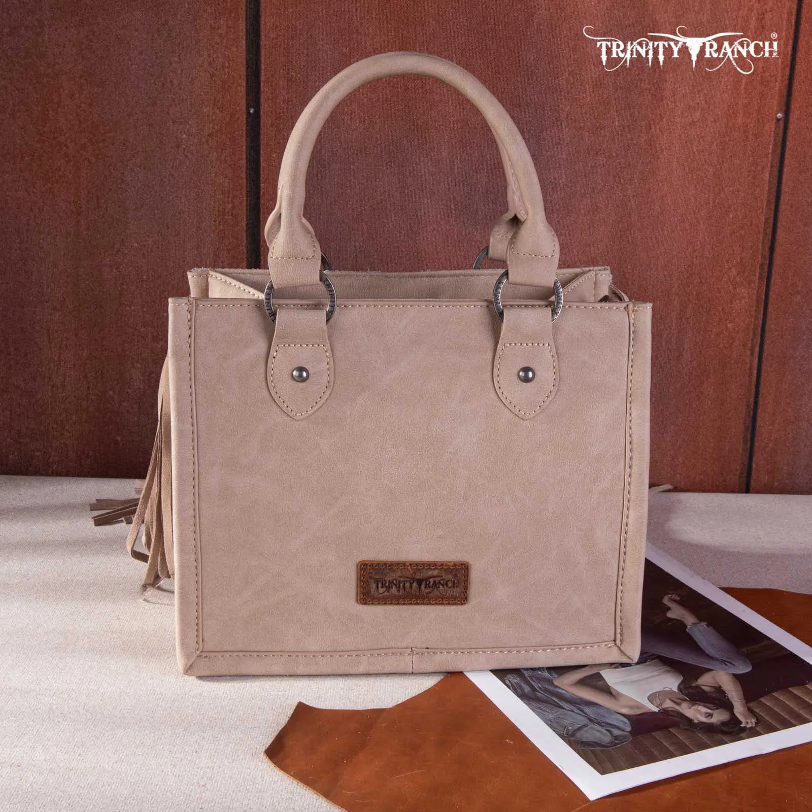 Trinity Ranch Hair On Cowhide Tote/Crossbody