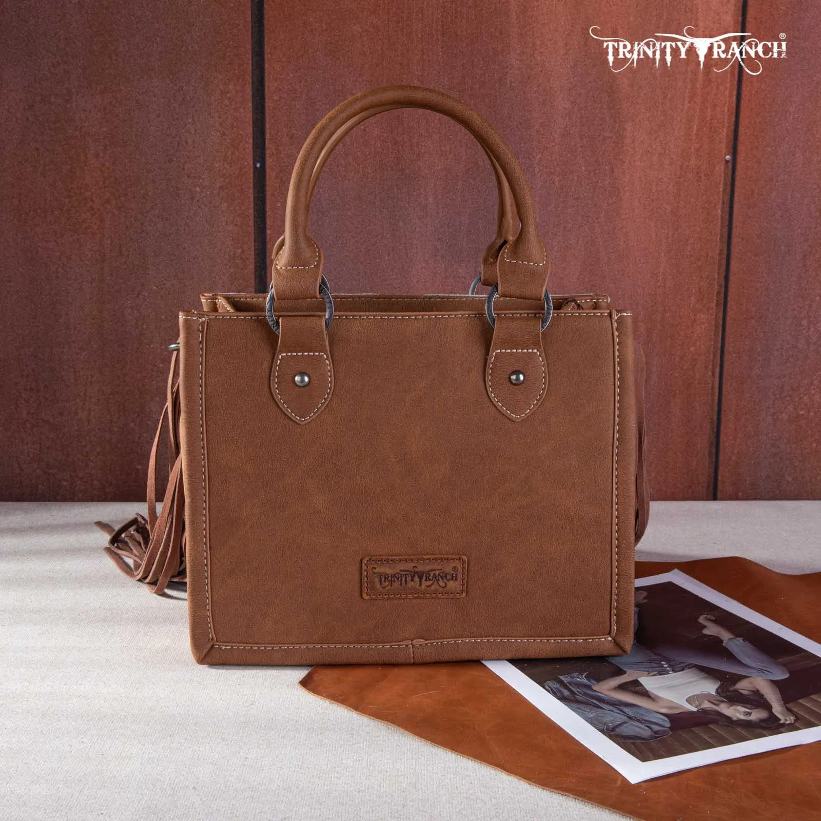 Trinity Ranch Hair On Cowhide Tote/Crossbody