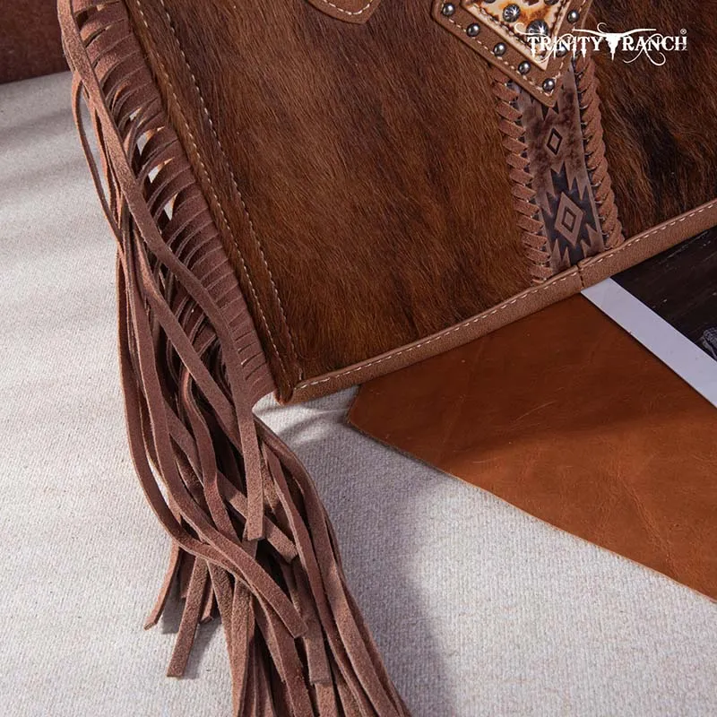 Trinity Ranch Hair On Cowhide Tote/Crossbody
