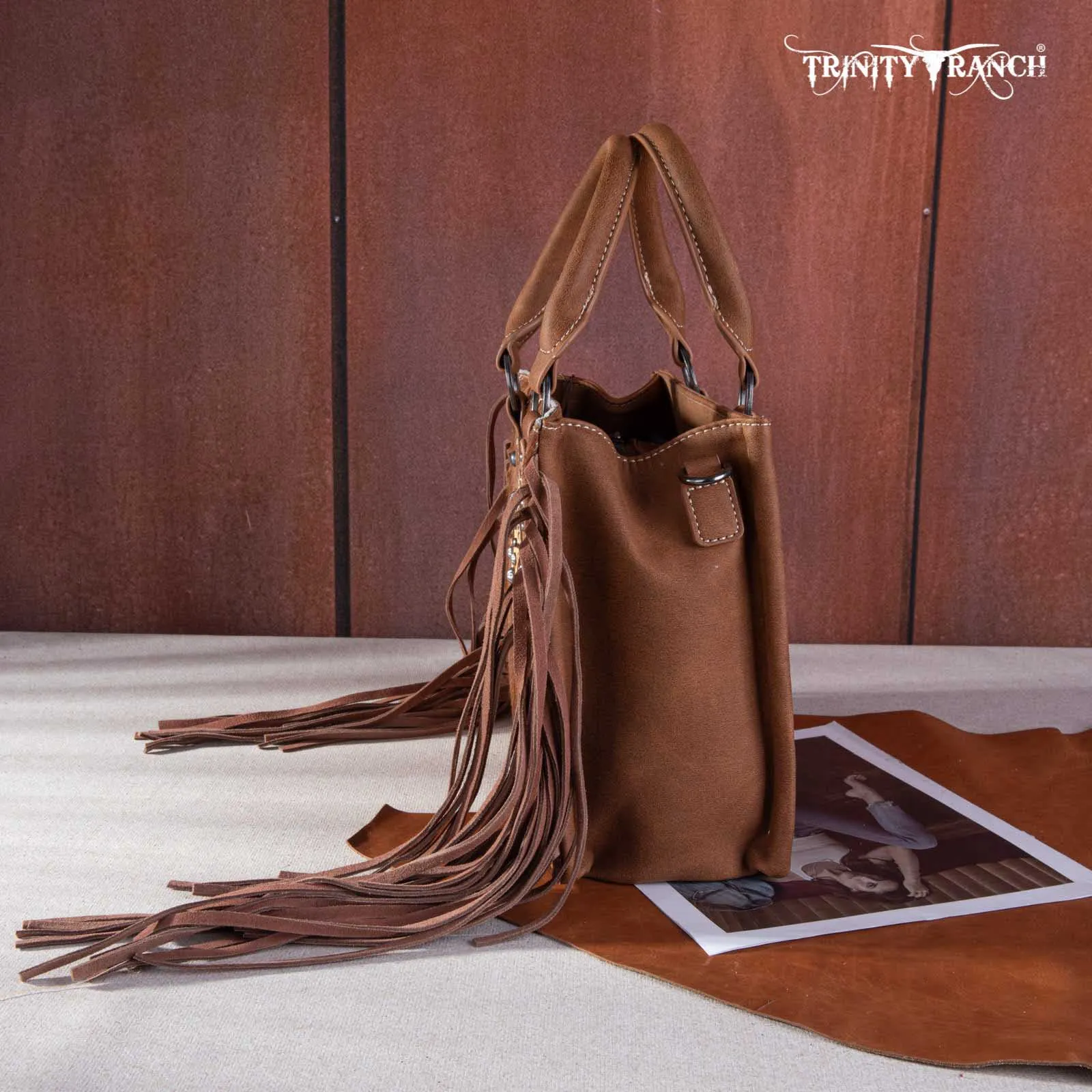 Trinity Ranch Hair On Cowhide Tote/Crossbody