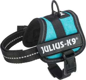 TRIXIE Braces Julius-K9, Sea Blue, Baby 1/XS: 30-40cm/18mm