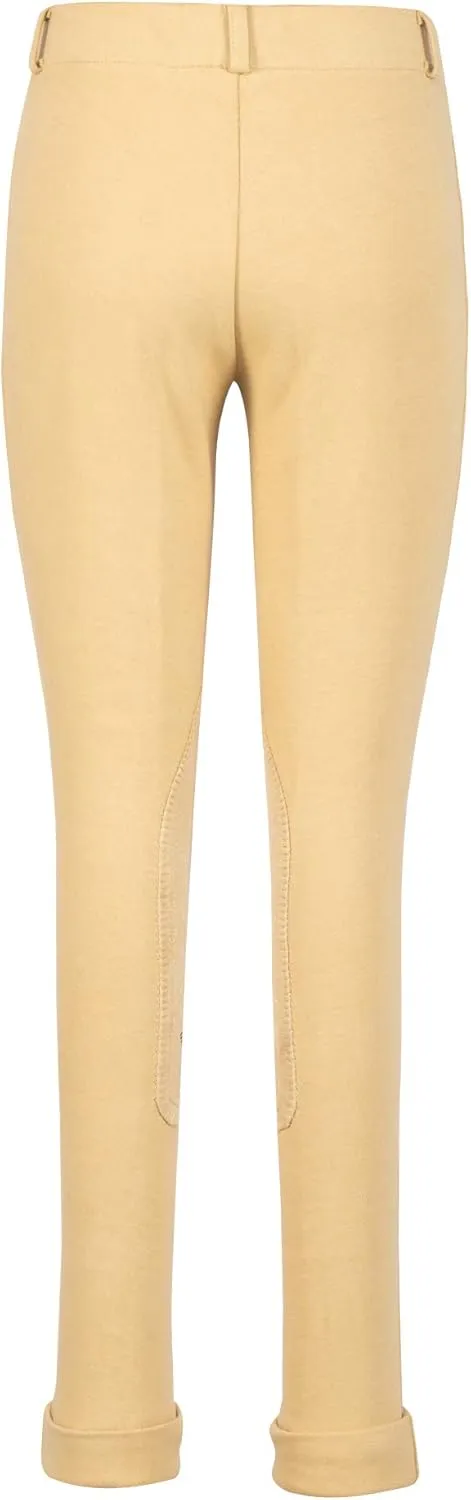 TuffRider Children's Starter Lowrise Pull-On Jods with Free Assorted Striped Socks