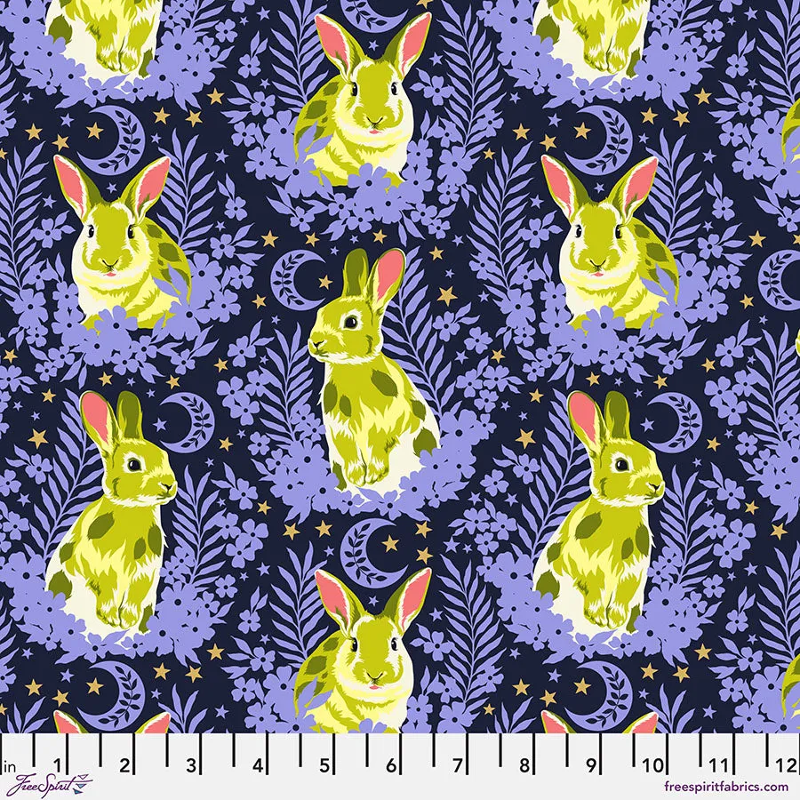 Tula Pink Besties - Hop to it - Bluebell