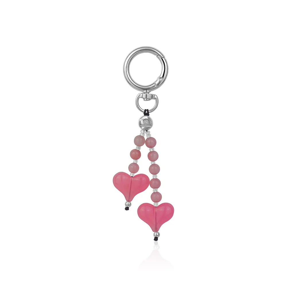 TWO HEARTS KEYCHAIN